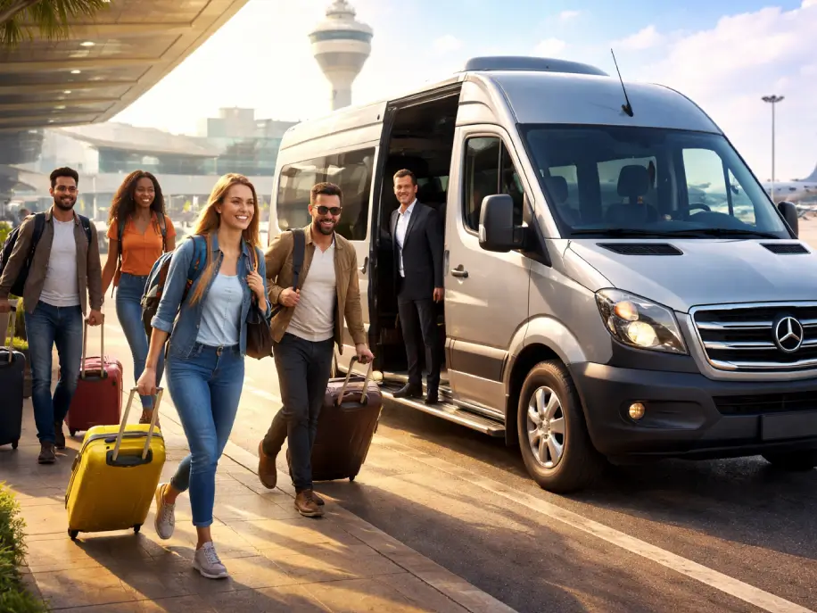 Group airport transfers